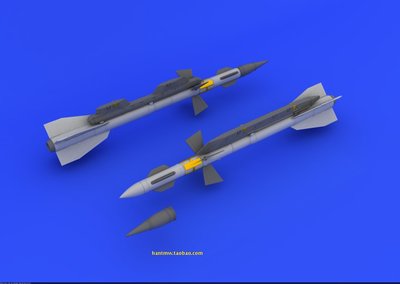牛魔王648094蘇聯R-27ER/AA-10空空導彈和掛架1/48樹脂拼裝模型