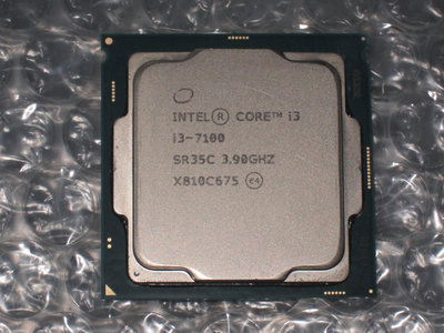 售:七代 INTEL Core  i3-7100  14nm LGA1151腳位 CPU (良品)(1元起標)