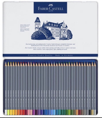 【橦年夢想】 可刷卡、可開統編收據、宅配免運_Faber-Castell 輝柏 Goldfaber 水性色鉛筆 36色