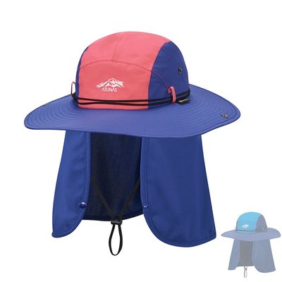 ATUNAS GORE-TEX大盤帽(附可拆遮陽片)(防水遮陽/登山帽/抗UV圓帽/防水/吸濕排汗/歐都納)