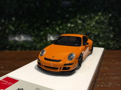 1/43 MakeUp Porsche 911 (997) GT3 RS 2007 Orange EM600A【MGM】