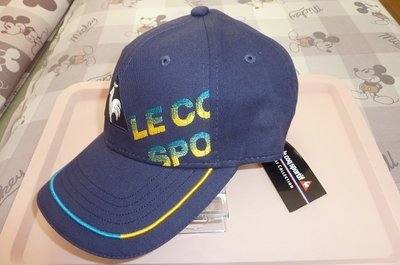 【涉谷GOLF精品】Le Coq Sportif 公雞牌高爾夫球帽 精緻縫線藍色大公雞帽 東京直送保證真品 歡迎購買