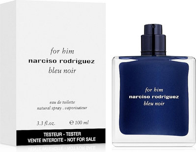 Narciso Rodriguez Bleu Noir 紳藍男性淡香水 100ml tester/1瓶-新品正貨