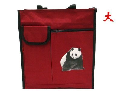【IMAGEDUCK】M5899-(台灣製造）直立式補習袋,A4資料袋,手提袋,(大)(酒紅)