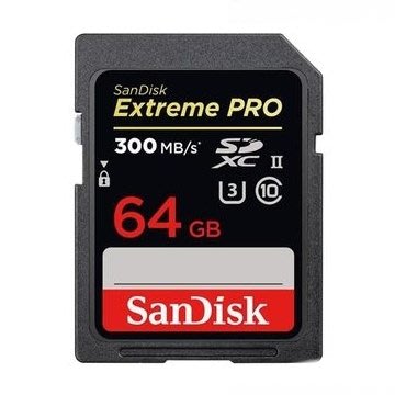 【中壢-水世界】SanDisk Extreme PRO SDXC 64G UHS-II R300 W260MB 記憶卡