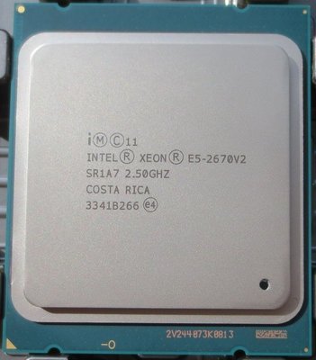 【含稅】Intel Xeon E5-2670 V2 2.3G 10C20T 2011 正式CPU 一年保 單路 雙路