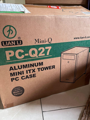 LAN LI 聯力 Mini-Q PC-Q27 PC-Q27B itx 鋁合金 迷你 機殼 機箱 黑色