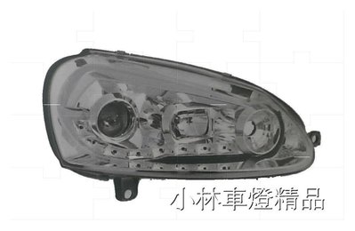 ※小林車燈※全新外銷限量版VW 福斯GOLF 05年GOLF 5代R8 LED燈眉版魚眼大燈