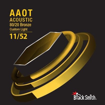 【名人樂器】BlackSmith AABR-1152 黃銅 厚膜 木吉他弦