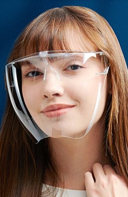 防疫面罩 防護面罩 高清防霧 防風沙護目鏡 全臉防護面罩 透明面罩 防霧 防護面罩 防塵 防油 盒裝