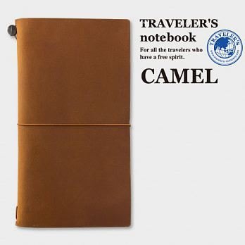 【棠貨鋪】新色到～MIDORI Traveler's Notebook 旅人筆記本 - 駝色