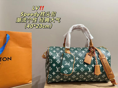 【二手包包】尺寸40.23LV Speedy枕頭包獨特的藝術氣息顏值高NO51469