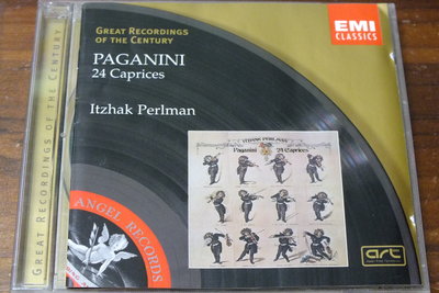EMI-Perlman-Paganini 24 Caprices-EU版,有IFPI