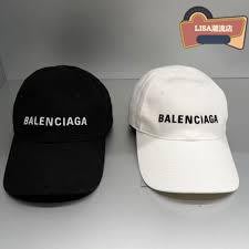 LISA二手 BALENCIAGA 巴黎世家 18SS CASQUETTE BALENCIAGA 黑色 白色 棒球帽