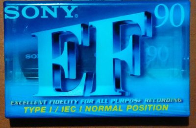 全新 空白錄音帶 SONY TYPE-I EF-90 90分鐘 1捲60元
