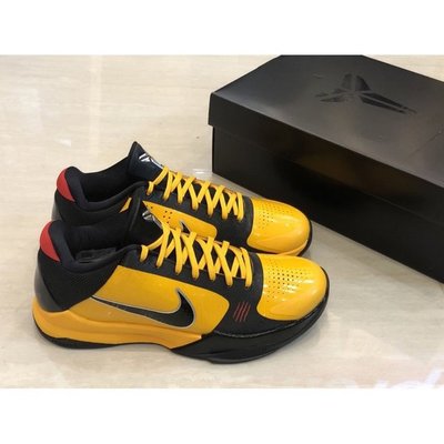 【正品】Nike Kobe 5 Retro Bruce Lee 黑黃 李小龍 Cd4991-700