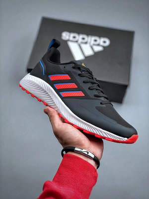 公司級 阿迪達斯/Adidas Runfalcon 2.0 細網面輕便跑步鞋
