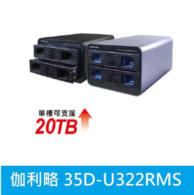 光華門市*附發票【35D-U322RMS】伽利略 USB3.2 Gen2 2層RAID 迷你抽取式鋁合金外接盒