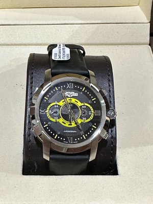 DeWitt 不鏽鋼機械自動計時錶，有盒無單，原廠定價US$23000, 全新品，錶徑46mm