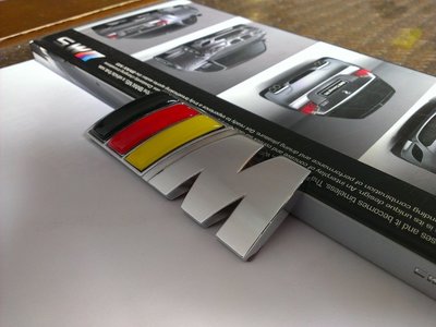 M POWER 德國旗款 車尾標 行李箱標 BMW 318d 320i 320d 520d E90 E46 120d