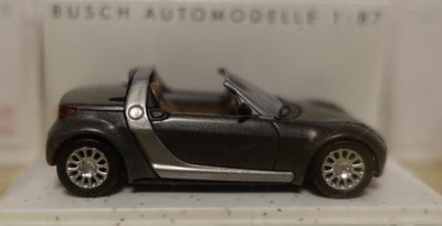 車庫 公司貨 BUSCH Smart Roadster (cars) 49304 HO