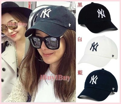 【iBuy瘋美國】全新正品 美國大聯盟紐約洋基 MLB帽球帽 New York Yankees '47 現貨 黑、白、藍