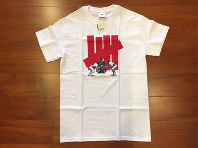 Undefeated UNDFTD 柵欄 東京 原色 限定 相撲力士 圖案 白色 短袖T恤 S號