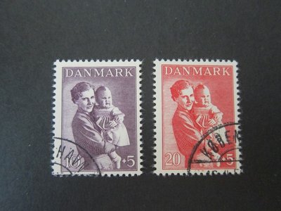 【雲品7】丹麥Denmark 1941 Sc B12-3 set FU 庫號#BP16 78610
