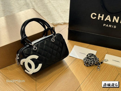 【小喜子代購】牛皮Chanel新品牛皮質地時裝休閑 不挑衣服尺寸2112cmNO99650