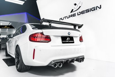 【政銓企業有限公司】BMW F87 M2 F22 適用 GTS 高品質 抽真空 卡夢 GT 尾翼 含支架 免費安裝