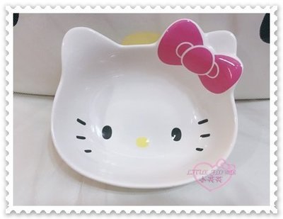 ♥小公主日本精品♥ Hello Kitty 大臉 蝴蝶結 粉色 陶瓷碗 湯碗 飯碗 點心碗 泰國製造 11800507