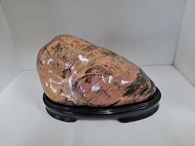 奇石-雅石-花蓮石-玫瑰石，高15寬24厚15公分，重8公斤，編號00111