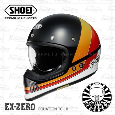【趴趴騎士】SHOEI EX-ZERO EQUATION TC-10 山車帽 復古越野安全帽