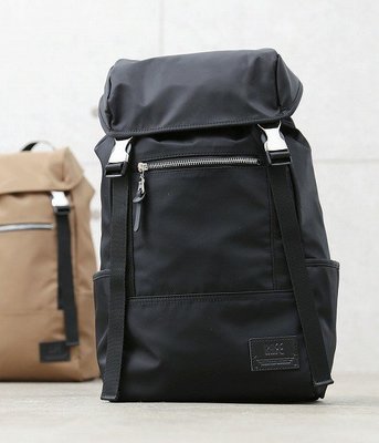 【Mr.Japan】日本限定 RAFE BOX 手提 後背包 大容量 男女 雙排扣 側邊拉鍊 包 包包 黑 預購款