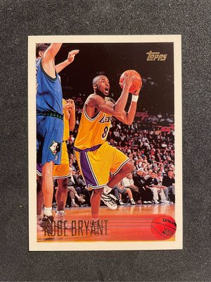 1996-97Topps Kobe Bryant RC 新人卡 #138 值得珍藏