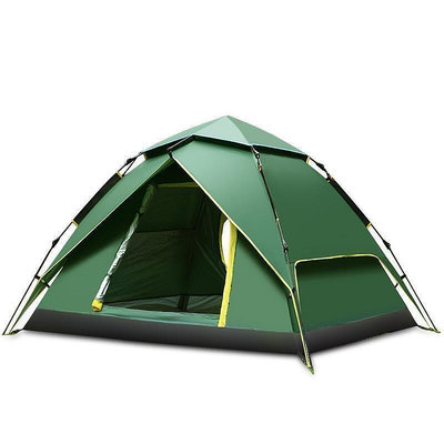 戶外帳篷 帳篷戶外防曬加厚防雨3-4人家庭全自動雙人2人野外露營裝備速開