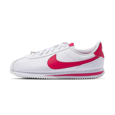 Nike Cortez Basic SL GS 大童 白桃紅 阿甘鞋 復古鞋 經典 休閒鞋 904764-109【雅妤潮鞋】