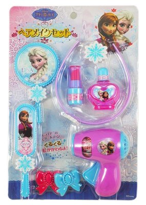 【卡漫迷】特價299 日版 冰雪奇緣 玩具 髮妝組 ㊣版 Frozen 艾莎 Elsa 安娜 雪寶 扮家家酒 吹風機