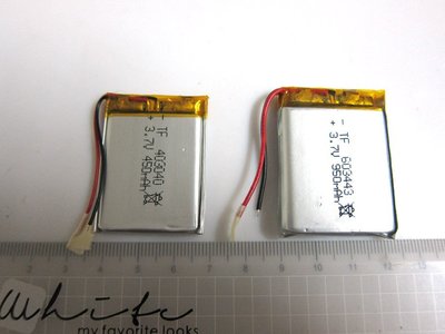 3.7V鋰電池 403040/603443 GPS行車記錄儀 MP3 MP4充電電板