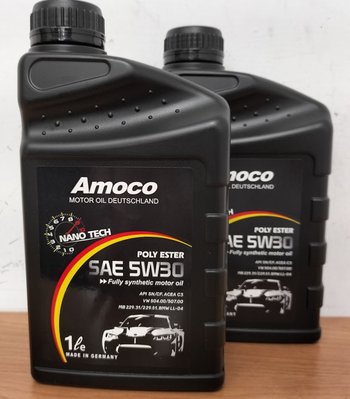 AMOCO 5W30 5W-30 NANO 多元酯類 POLY ESTER 全合成機油 MOTUL