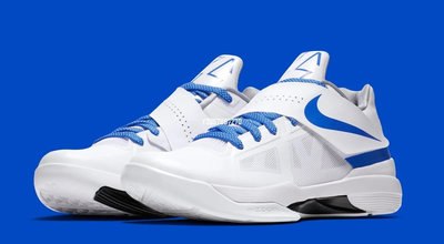 诗琪运动户外Nike KD 4 QS “Thunderstruck”杜蘭特 白藍 實戰 籃球鞋 AQ5103-100