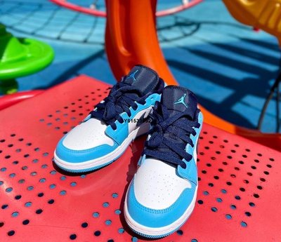 Nike Air Jordan 1 Low UNC 北卡藍 籃球鞋 男款 553558-144