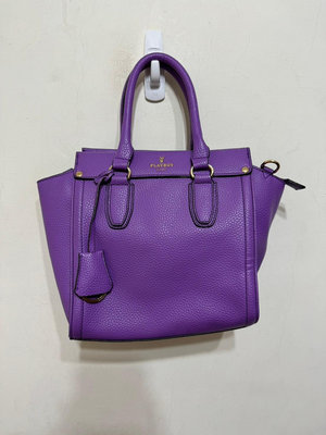 「 二手包 」 PLAYBOY 皮革手提斜背包（紫色）251