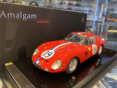 吉華科技＠ Amalgam FERRARI 250 GTO 1962 LE MANS CLASS WINNER 1/18