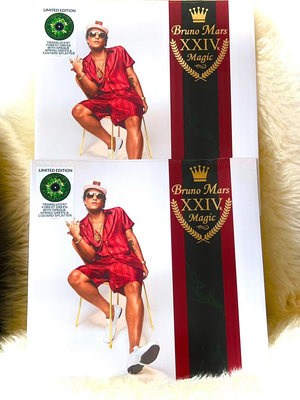 【二手】 現貨 火星哥 噴濺黑膠唱片Bruno Mars - XXIV1696 唱片 黑膠 CD【吳山居】