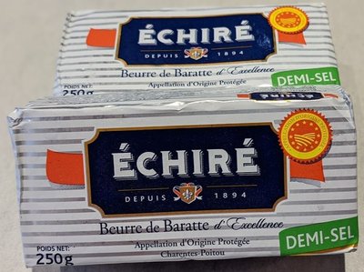 艾許手工奶油 含鹽奶油 - 250g ÉCHIRÉ ( 需冷藏配送或店取 ) 穀華記食品原料