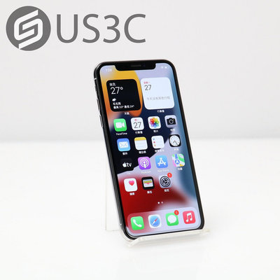 【US3C-桃園春日店】【一元起標】Apple iPhone X 64G 白 5.8吋 Face ID A11仿生晶片 1200萬畫素 防水防塵 二手手機