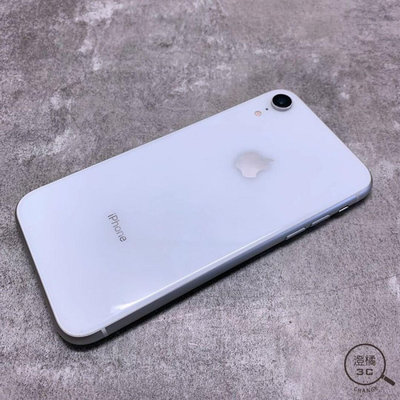 『澄橘』Apple iPhone XR 128G 128GB (6.1吋) 白 《二手 無盒 歡迎折抵》A68642