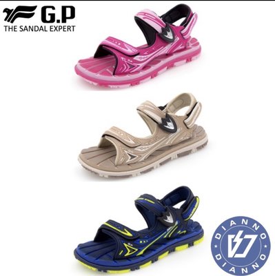 帝安諾-實體店面 G.P GP 兒童舒適涼拖鞋 阿亮代言 涼鞋 舒適透氣 磁扣設計 G3816B