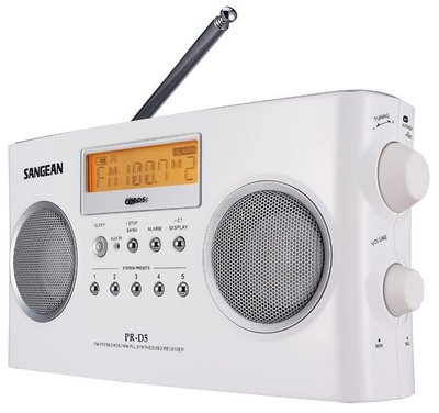 視聽影訊 公司貨保固 SANGEAN PR-D5 D5P 調頻RDS二波段數位式收音機-立體雙喇叭(實體店面)
